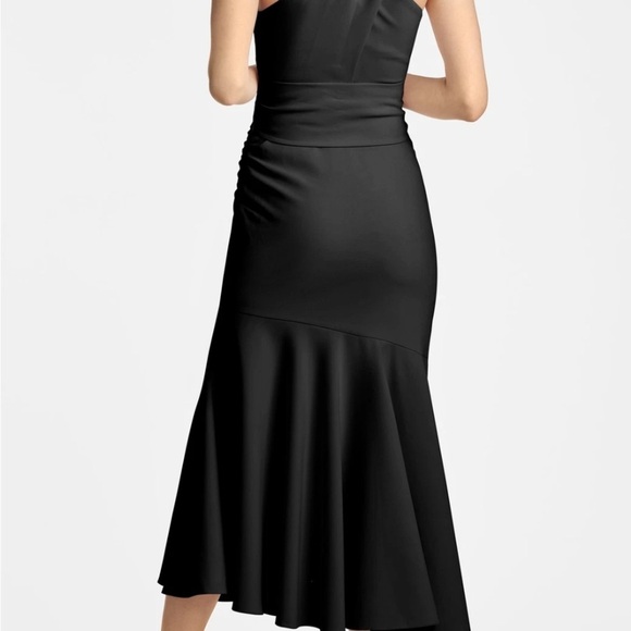NEW SACHIN & BABI Naomi Cross Neck DRESS SIZE 10 BLACK Luxury Party Holiday - Picture 2 of 11